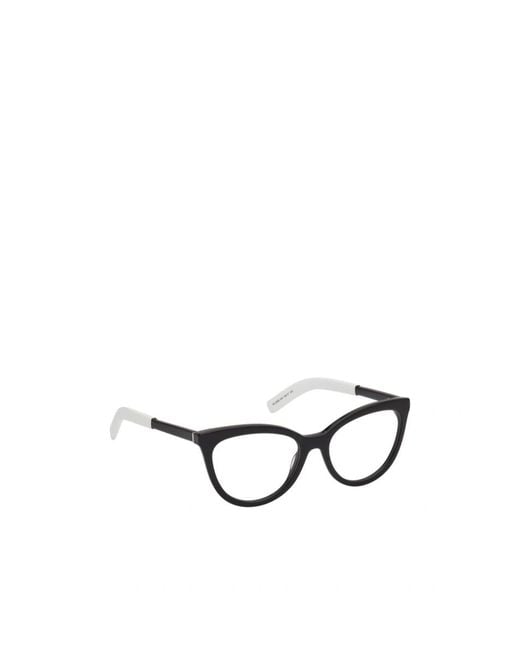 Moncler White Ml5208 Cat-Eye Glasses