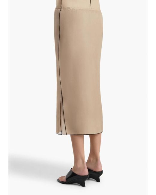 Khaite Natural Syndi Skirt