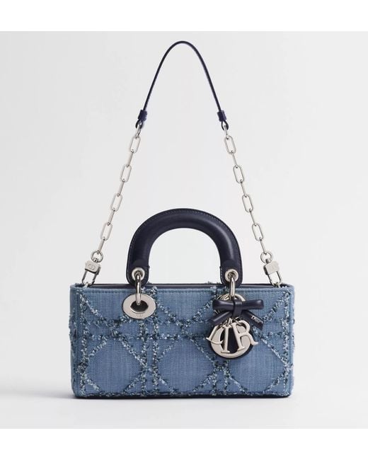 Dior Blue Small Lady D-Joy Bag
