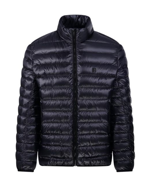 Givenchy Blue Padded Zip-Up Jacket for men