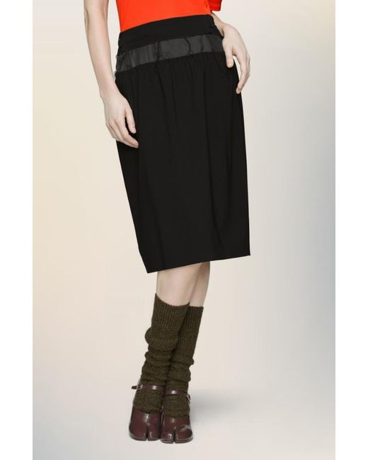 Maison Margiela Black Anonymity Of The Lining Skirt