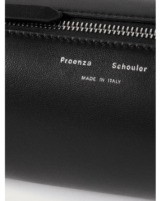 Proenza Schouler Black Silo Leather Shoulder Bag