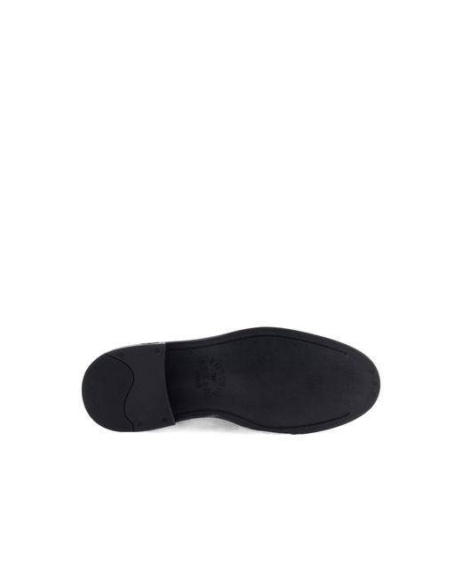 Emporio Armani Black Leather Shoes for men