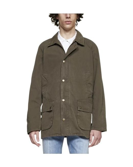 Barbour Green Ashby Casual Jacket for men