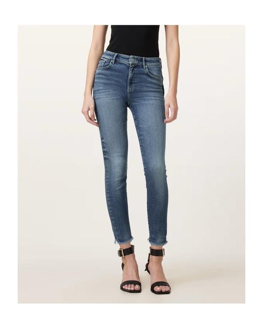 AllSaints Blue Miller Jeans