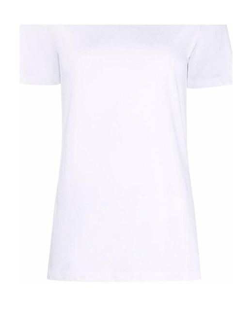 Emporio Armani White Short-Sleeved Jersey T-Shirt