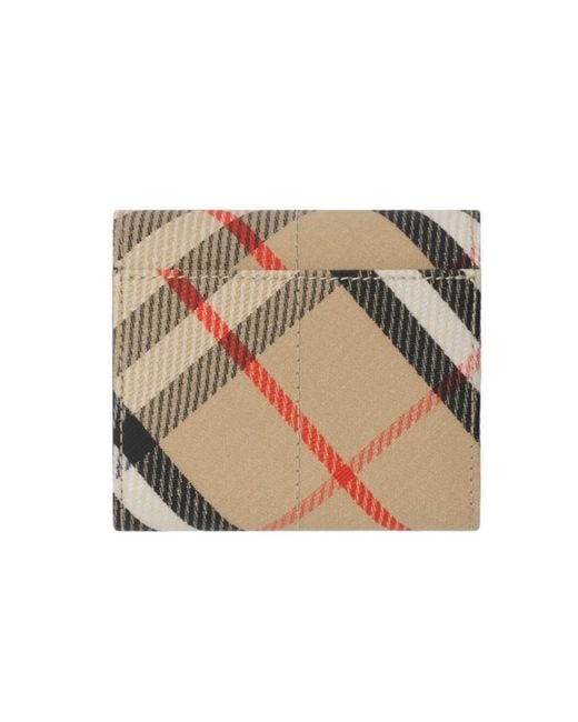 Burberry Multicolor Vintage Check Printed Snip Folded Wallet
