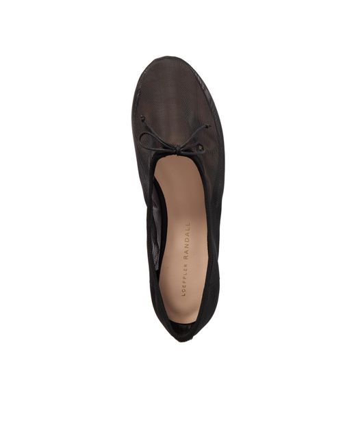 Loeffler Randall Black Mesh Ballet Flats