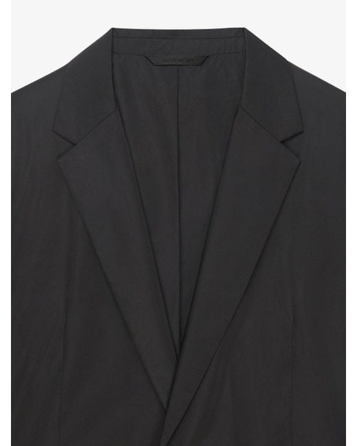 Givenchy Black Single-Breasted Long-Sleeved Jacket for men