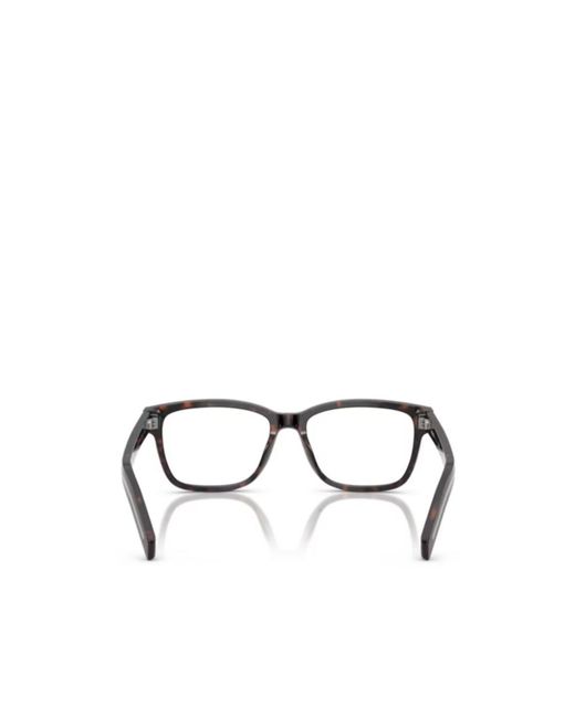 Prada White Eyewear Square Frame Glasses for men