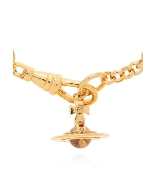 Vivienne Westwood Metallic New Petite Orb Bracelet