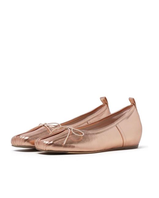 Simone Rocha Pink Flat Ballet Shoes