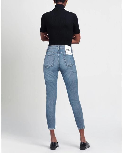 Rag & Bone Blue Slim-Fit Jeans