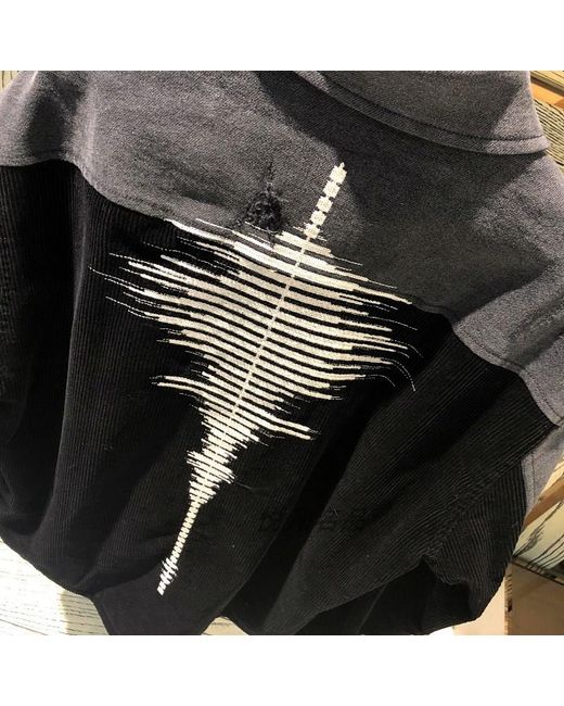 Forcerepublik Black Corduroy Spliced Casual Jacket