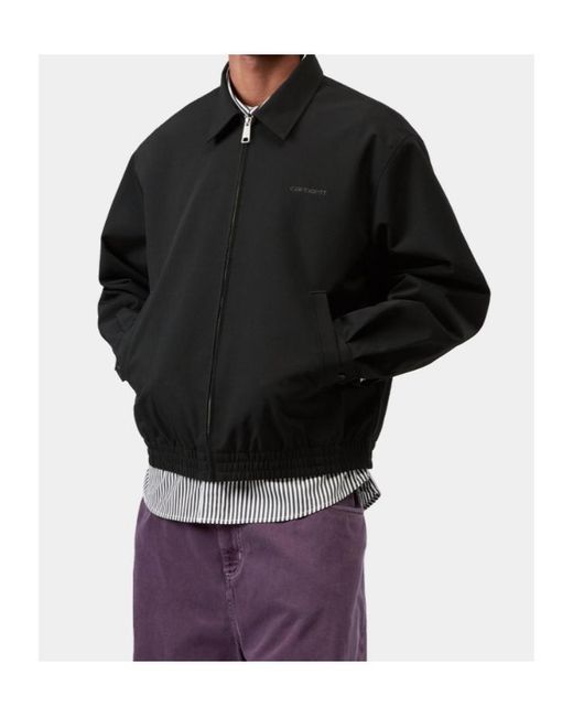 Carhartt Black Neven Nylon Canvas Jacket for men