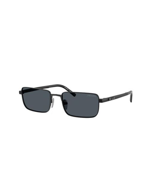Prada White Rectangle Sunglasses for men