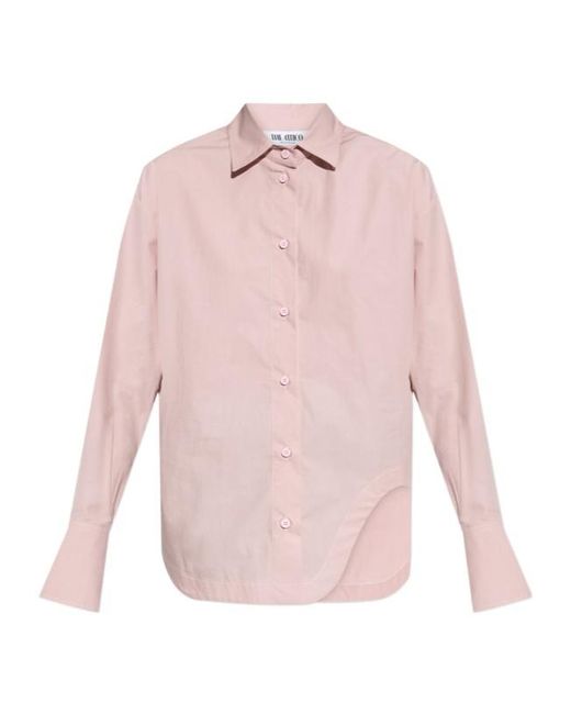 The Attico Pink Long Sleeve Shirt