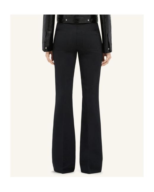 Courreges Black Courrèges 70's Twill Bootcut Pants