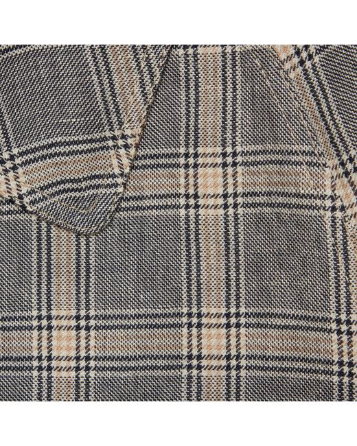 Gucci Gray Gg Reversible Coat