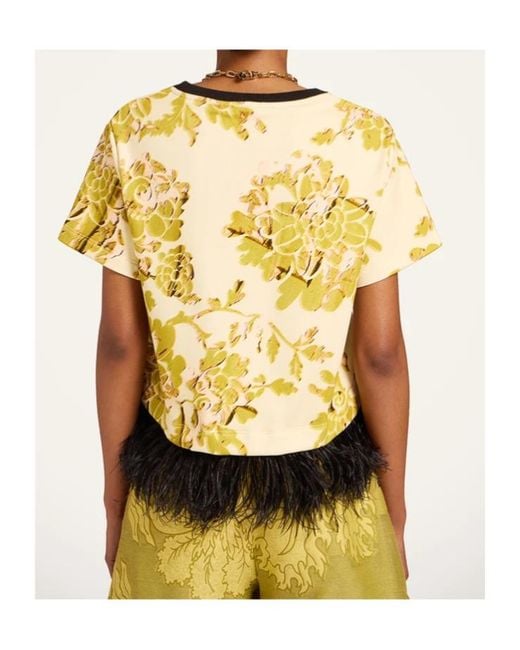 LaDoubleJ Yellow La Scala Tee