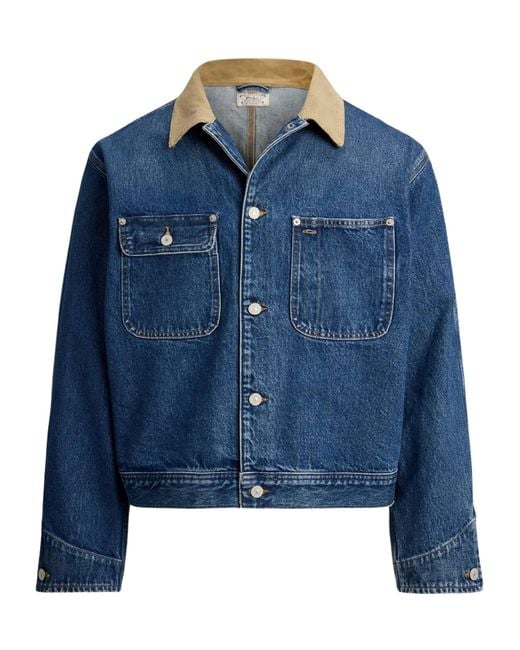 Polo Ralph Lauren Blue Corduroy Jacket for men
