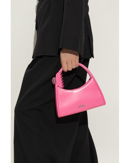 Marc Jacobs Pink The Glam Claw Clip Cross Body Bag