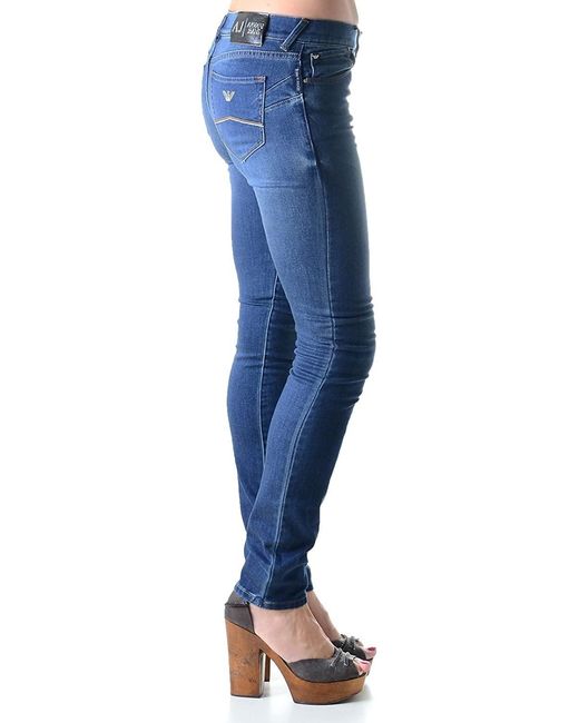 Armani Jeans Blue Logo Jeans