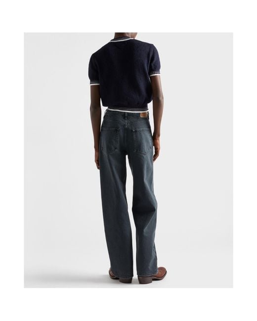 Prada Blue Five-Pocket Denim Jeans for men