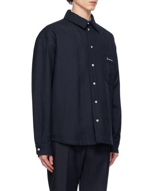 Jacquemus Blue The Boulanger Shirt for men