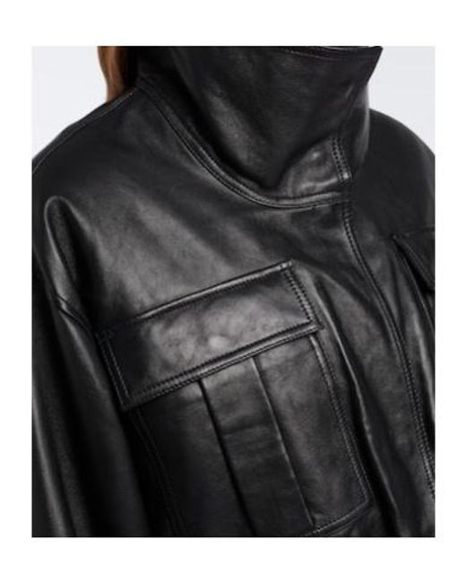 Rohe Black Leather Jacket
