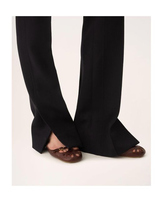 Chloé Black Chloé Tailored Straight-Leg Pants