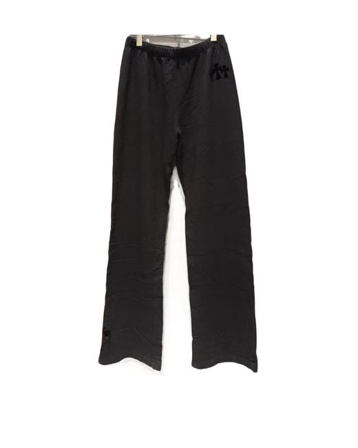Chrome Hearts Black Elastic Waist Sweatpants for men
