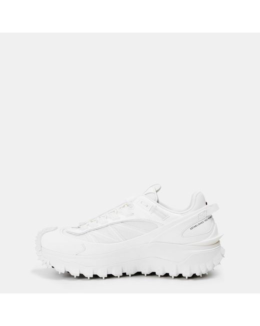 Moncler White Low-Top Sneakers for men