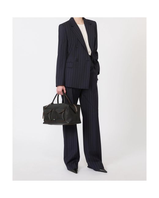 Max Mara Blue Studio Mstenfasi Straight-Leg Pants