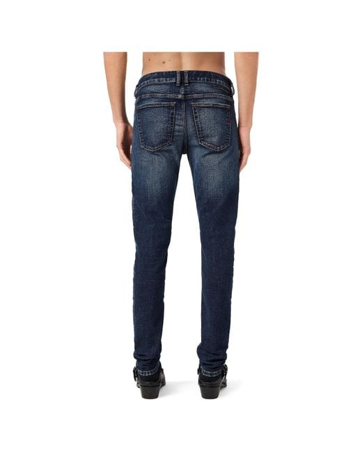 DIESEL Blue 1979 Sleenker Low-Rise Skinny Jeans for men