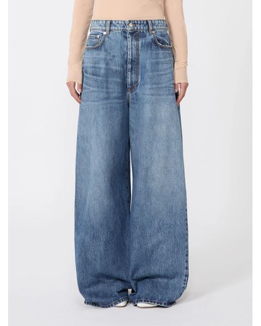 Sportmax Blue Spdangri Wide Leg Jeans