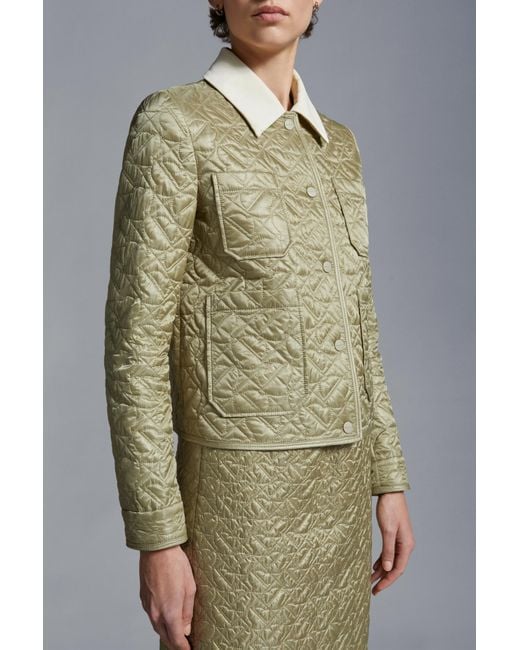 Moncler Green Varede Quilted Jacket