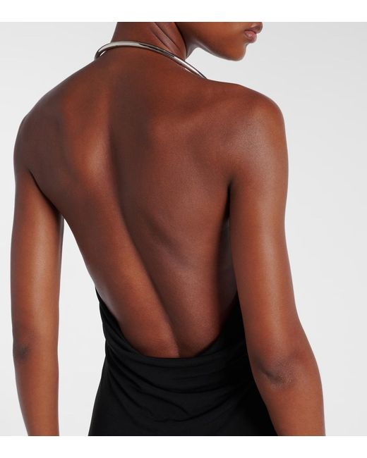 Coperni Black Emblem Necklace Decoration For Neck-Hugging Dress Skirt