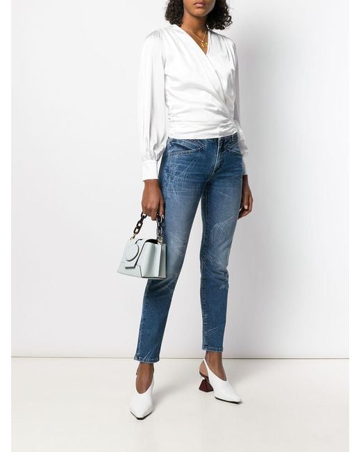 Givenchy Blue Logo Detail Jeans
