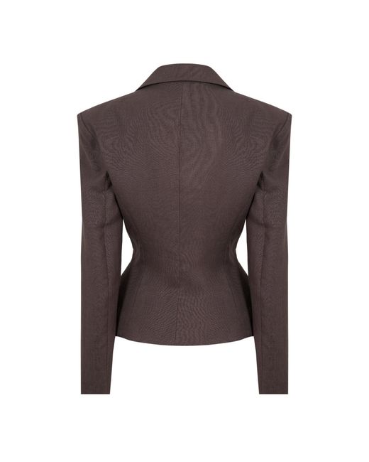Magda Butrym Brown Casual And Minimalist Blazer