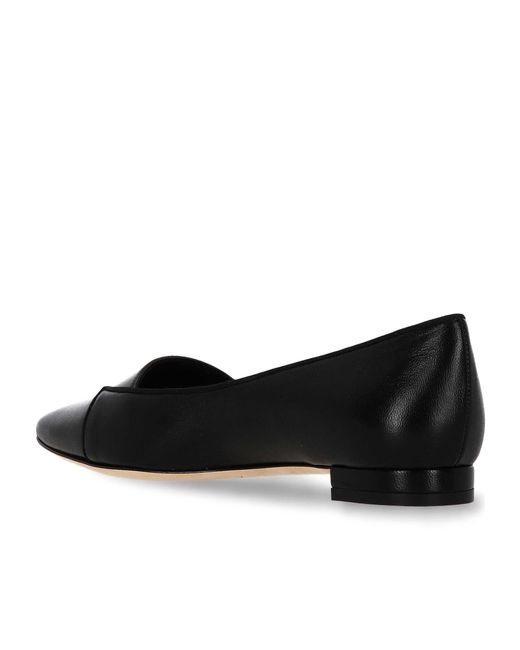 Manolo Blahnik Black Ballerina