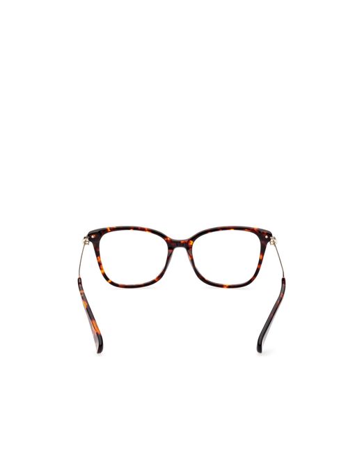 Max Mara White Cat-Eye Frame Glasses