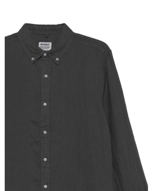 Ecoalf Gray Buttoned Shirt for men