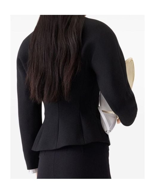 Jacquemus Black The Mini Ovalo Jacket