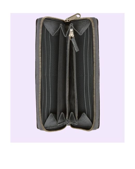 Gucci Gray Gg-Logo Print Wallet for men