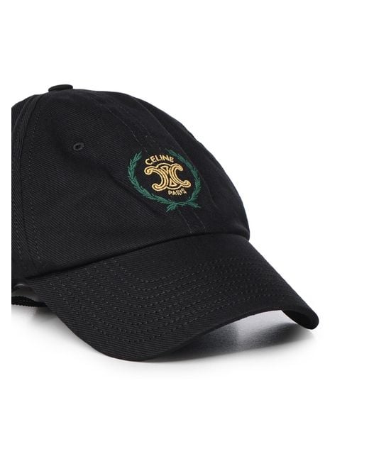Céline Blue Logo Hat for men
