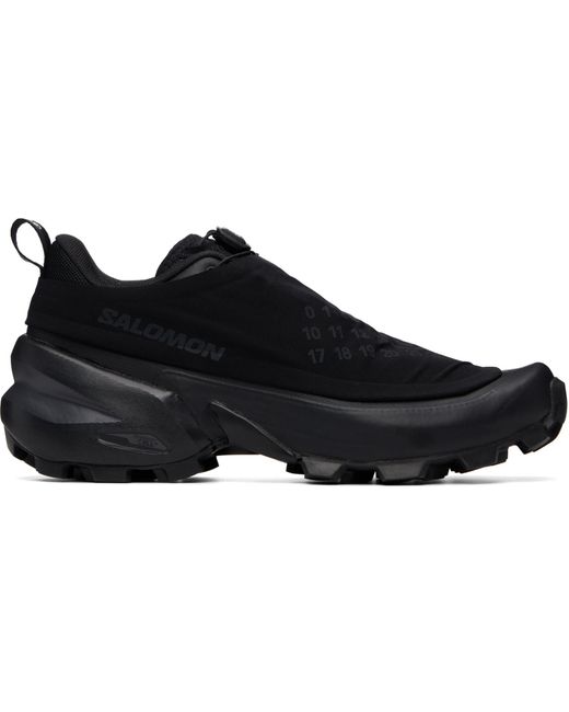 MM6 MAISON MARGIELA X SALOMON Black Maison Margiela X Salomon Cross Dust Sneakers for men