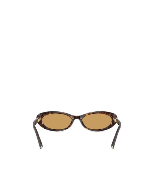 Tiffany & Co White Geometric Sunglasses