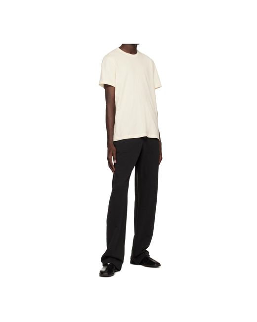 Skims Natural Round Neck Short Sleeve T-Shirt for men