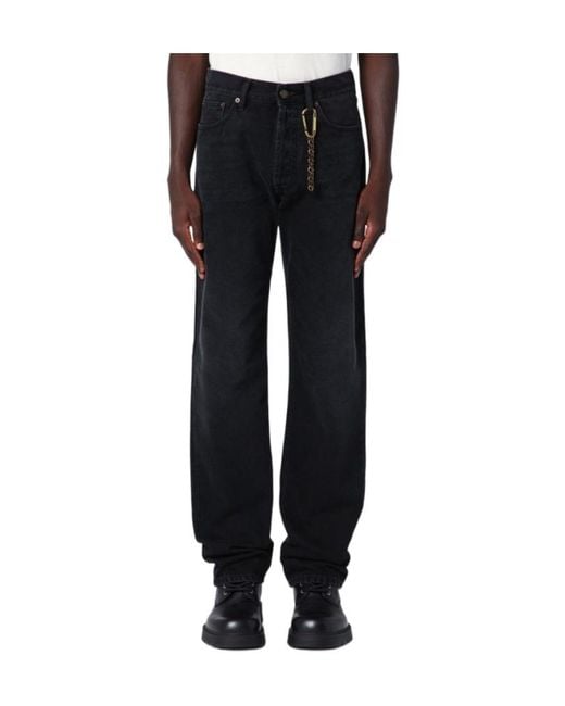 DARKPARK Black Larry Slim Fit Jeans for men